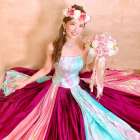 Roseoffice kimono doress